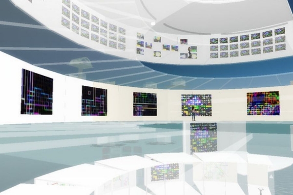 Fot. "Kyle Kondas MFA Show at the Metaverse Gallery in Second Life" by Dean Terry is licensed under CC BY-NC-ND 2.0